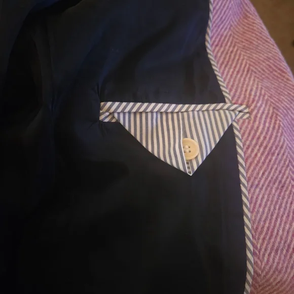 J.Crew Parke Herringbone Blazer Pink White Size 4 - Picture 2 of 9